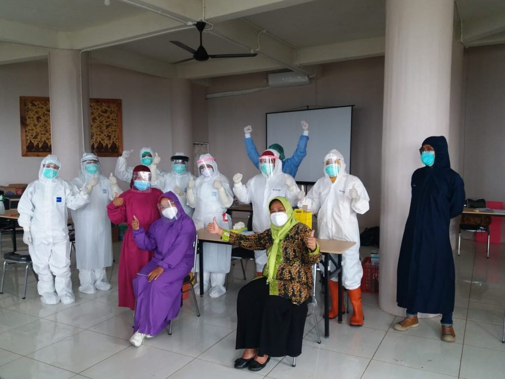 Pemeriksaan Rapid Antigen di Dusun Semilir, Kabupaten Semarang
