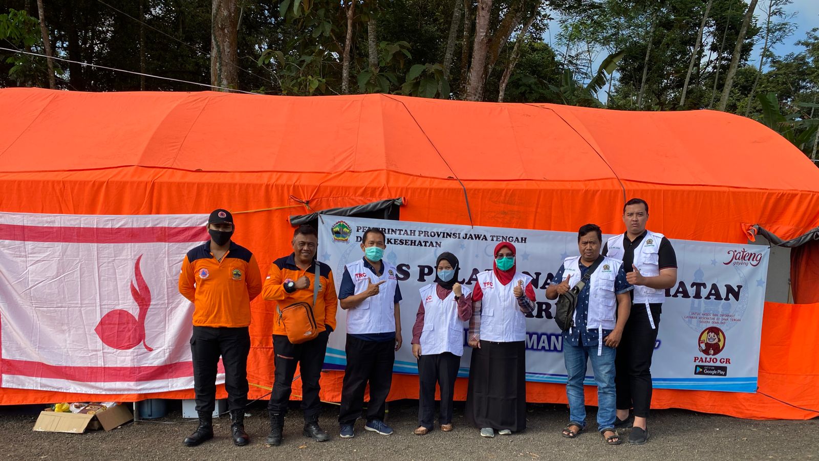 Tim Kesehatan BKIM Provinsi Jawa Tengah Posko di Rest Area Km 444 Dalam Rangka Arus Mudik Lebaran Idul Fitri 1444 H